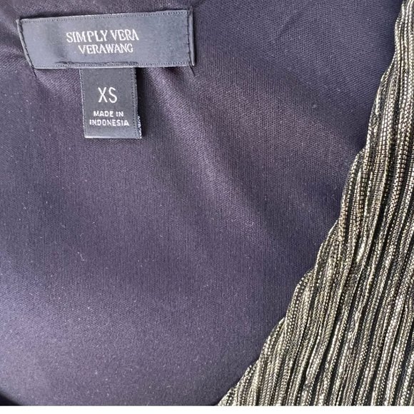 Simply Vera Vera Wang Puff Sleeve Peplum Top - Picture 3 of 3